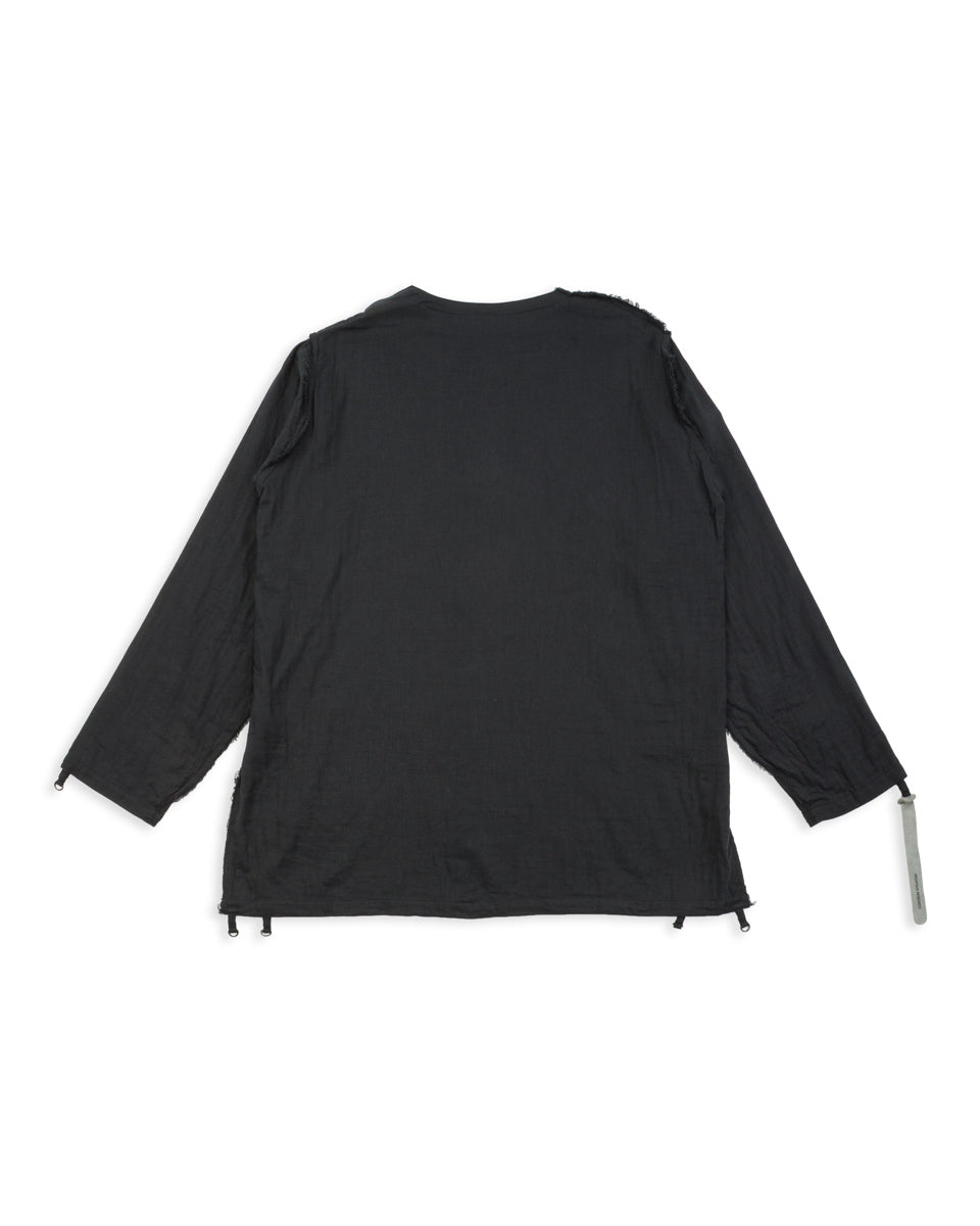Mountain Research Gauze Muslin Shirt - Black Medium - Standard & Strange