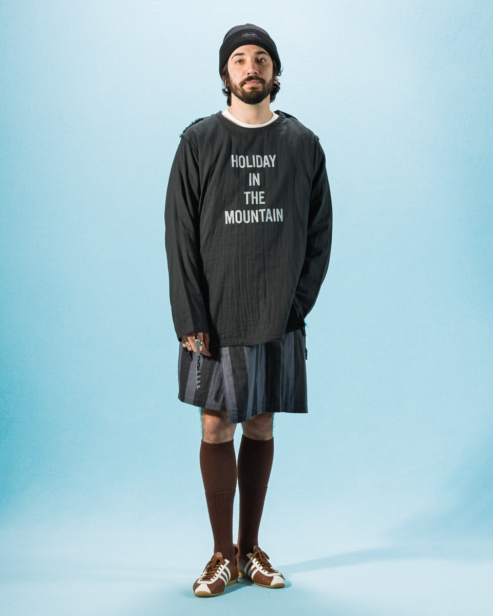 Mountain Research Gauze Muslin Shirt - Black Medium - Standard & Strange