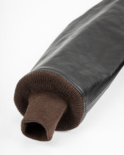 Nigel Cabourn A-1 Jacket - Black Teacore Horsehide - Standard & Strange