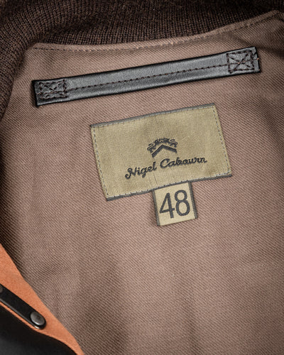 Nigel Cabourn A-1 Jacket - Black Teacore Horsehide - Standard & Strange
