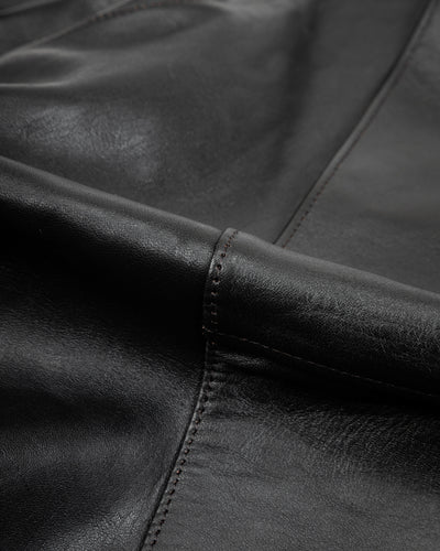 Nigel Cabourn A-1 Jacket - Black Teacore Horsehide - Standard & Strange