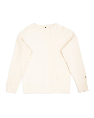 Nigel Cabourn Army Crew L/S - Ivory Jersey Mix - Standard & Strange