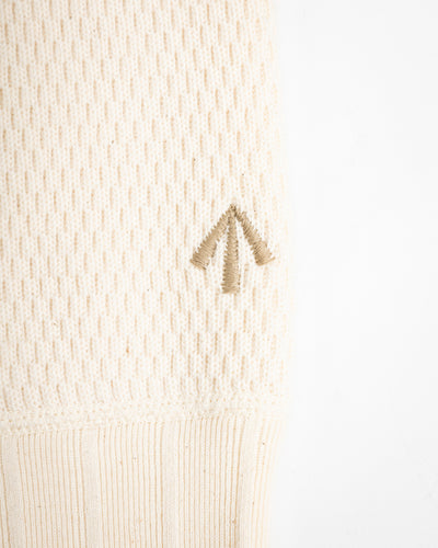Nigel Cabourn Army Crew L/S - Ivory Jersey Mix - Standard & Strange