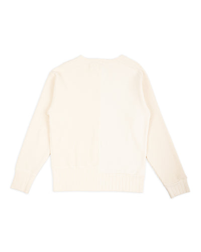 Nigel Cabourn Army Crew L/S - Ivory Jersey Mix - Standard & Strange