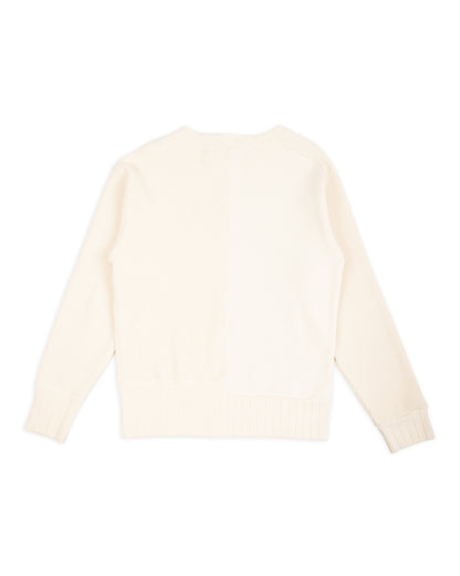 Army Crew L/S - Ivory Jersey Mix