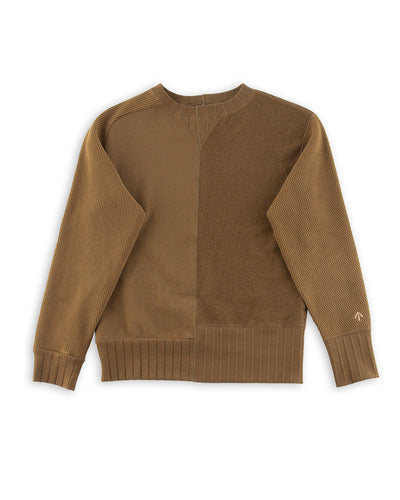 Nigel Cabourn Army Crew Sweatshirt - Dark Green Jersey Mix - Standard & Strange