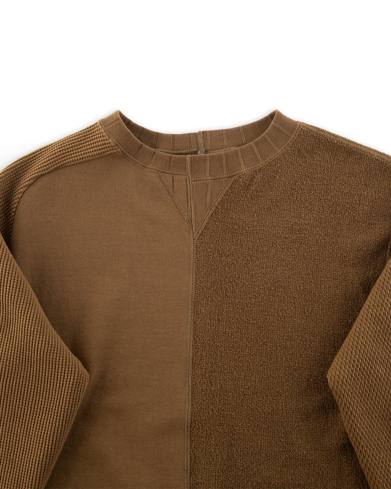 Nigel Cabourn Army Crew Sweatshirt - Dark Green Jersey Mix - Standard & Strange