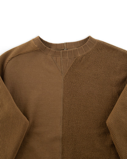 Nigel Cabourn Army Crew Sweatshirt - Dark Green Jersey Mix - Standard & Strange