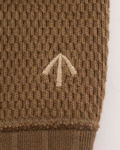 Nigel Cabourn Army Crew Sweatshirt - Dark Green Jersey Mix - Standard & Strange