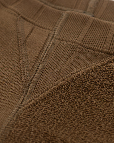 Nigel Cabourn Army Crew Sweatshirt - Dark Green Jersey Mix - Standard & Strange