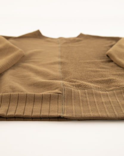 Nigel Cabourn Army Crew Sweatshirt - Dark Green Jersey Mix - Standard & Strange