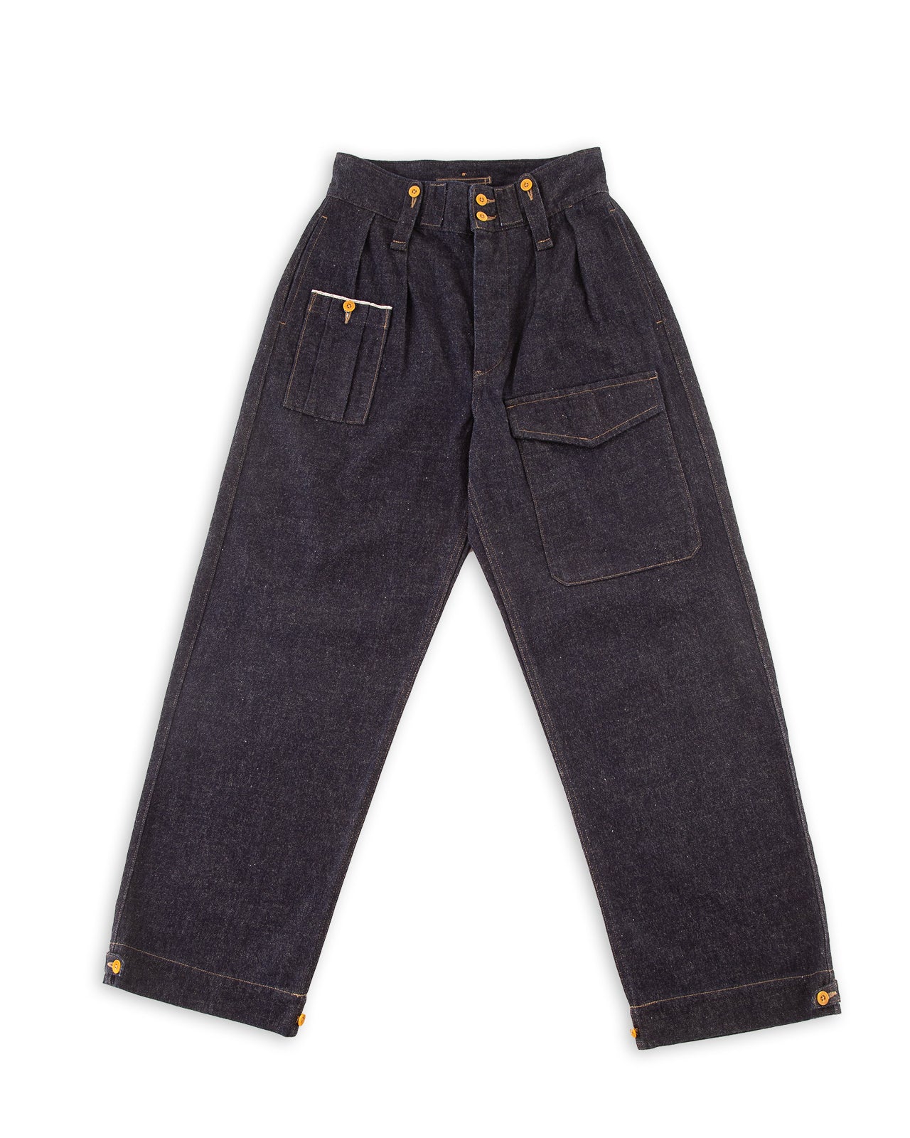 Nigel Cabourn British Army Pant Loose Denim - Indigo – Standard 