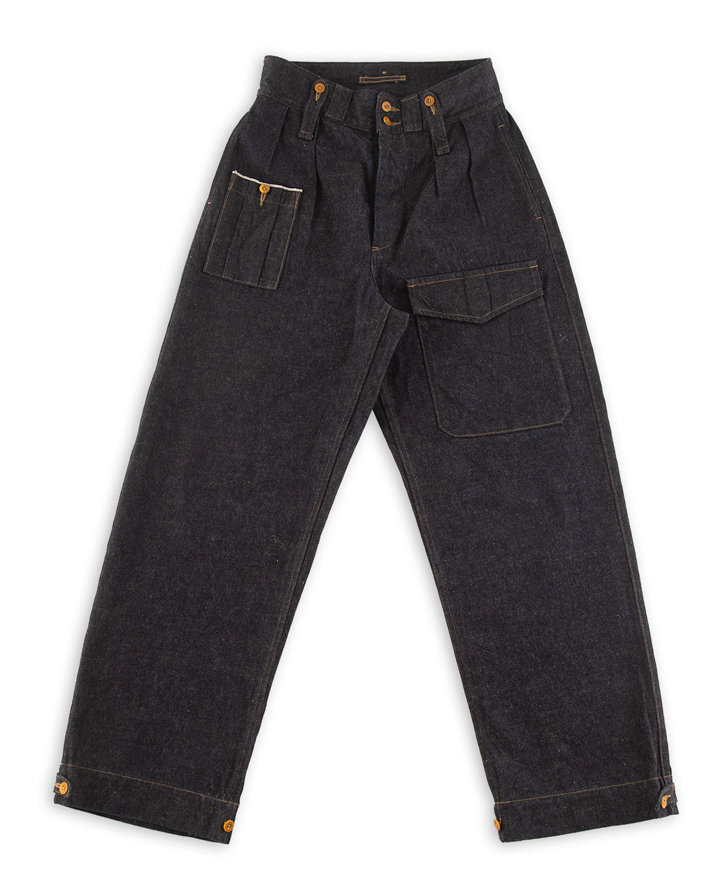 Nigel Cabourn British Army Pant Loose Denim - Indigo – Standard 