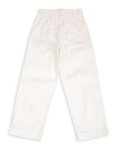 British Army Pant Loose Denim - Off-White