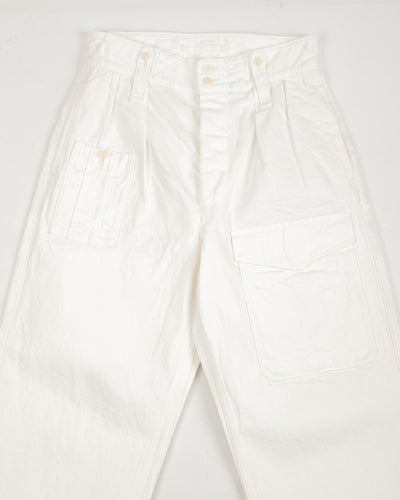 British Army Pant Loose Denim - Off-White
