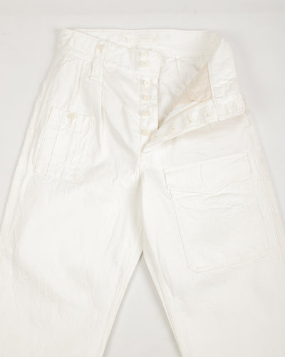 British Army Pant Loose Denim - Off-White