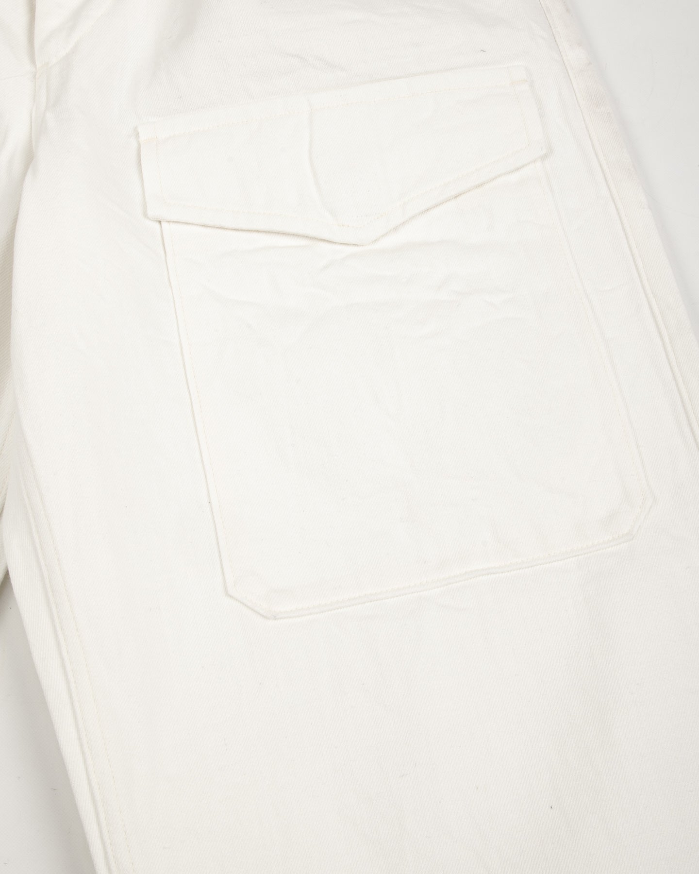 British Army Pant Loose Denim - Off-White
