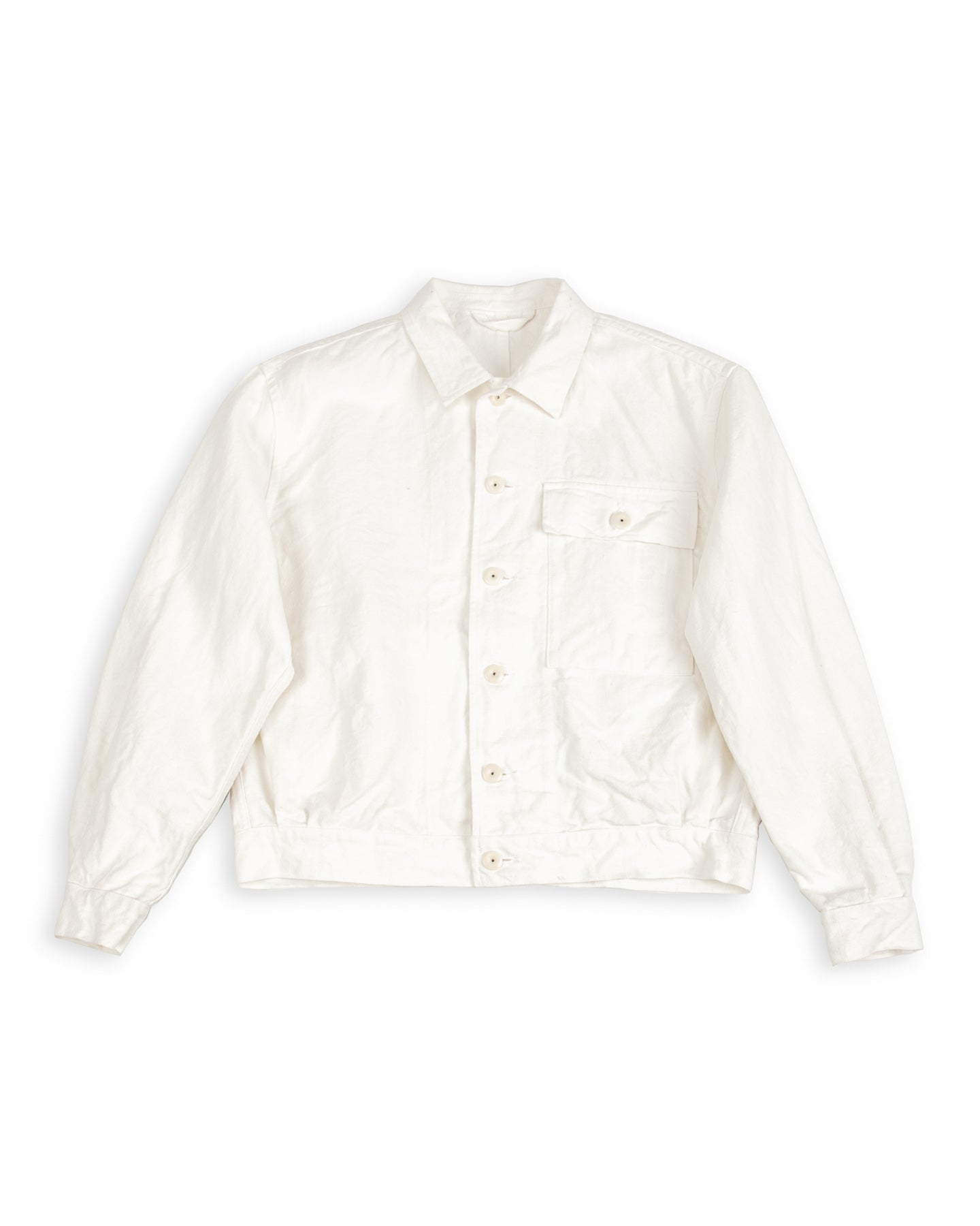 French Work Jacket - Off-White Hemp Canvas – Standard & Strange