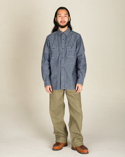 Nigel Cabourn New Medical Shirt - Indigo - Standard & Strange