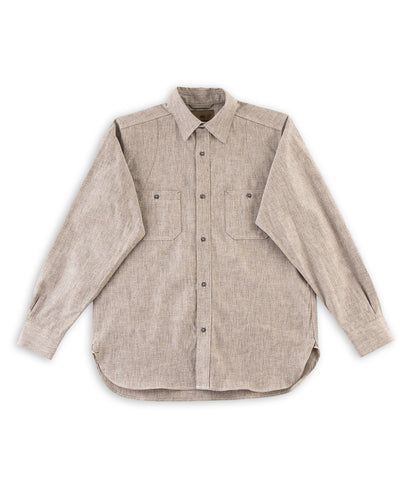 Nigel Cabourn New Medical Shirt - Salt & Pepper - Standard & Strange
