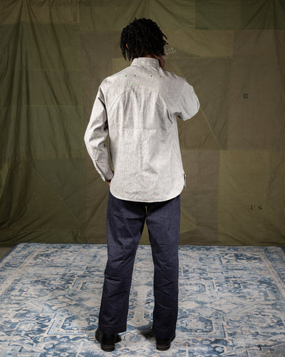 Nigel Cabourn New Medical Shirt - Salt & Pepper - Standard & Strange