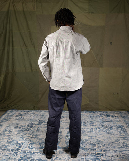 Nigel Cabourn New Medical Shirt - Salt & Pepper - Standard & Strange