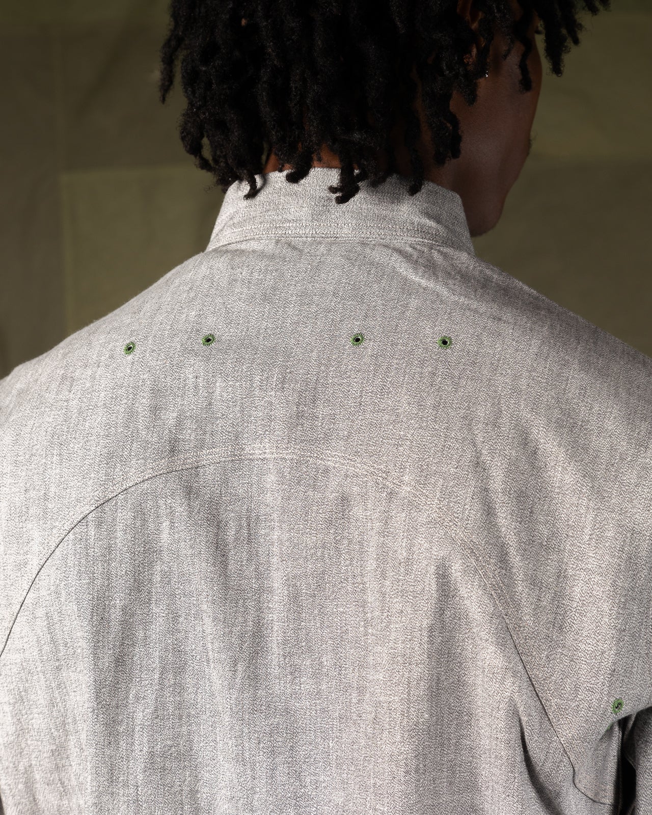 Nigel Cabourn New Medical Shirt - Salt & Pepper - Standard & Strange