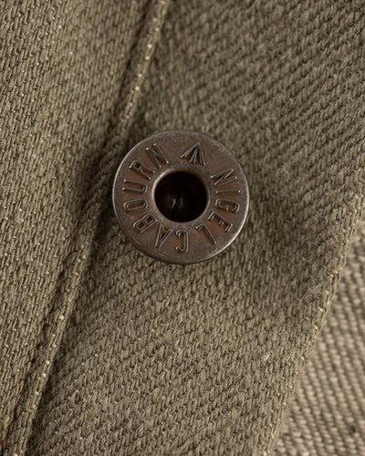 Nigel Cabourn Railman Denim Pant - Green - Standard & Strange