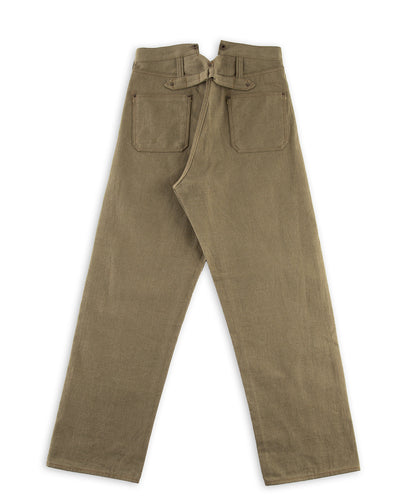 Nigel Cabourn Railman Denim Pant - Green - Standard & Strange