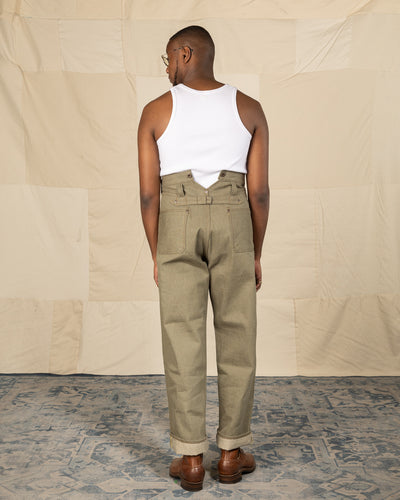 Nigel Cabourn Railman Denim Pant - Green - Standard & Strange