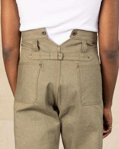 Nigel Cabourn Railman Denim Pant - Green - Standard & Strange