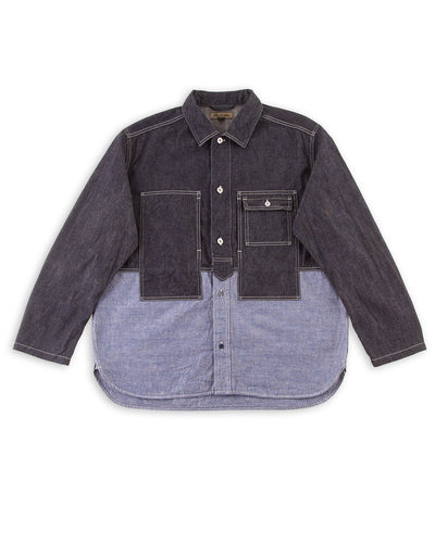 Nigel Cabourn Utility Shirt Type 2 - 10 oz Denim - Standard & Strange