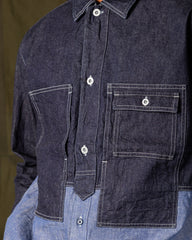 Nigel Cabourn Utility Shirt Type 2 - 10 oz Denim - Standard & Strange