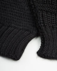 Nymane Nadia Diamond Sweater - Black Eco Alpaca - Standard & Strange