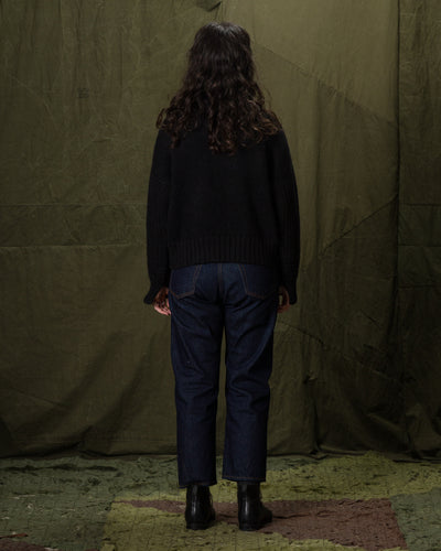 Nymane Nadia Diamond Sweater - Black Eco Alpaca - Standard & Strange