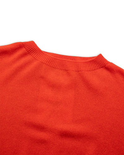Olde H & Daughter Cashmere Crew Pullover - Poppy 10 - Standard & Strange