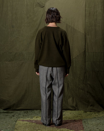 Olde H & Daughter Cashmere V Pullover - Moss 10 - Standard & Strange