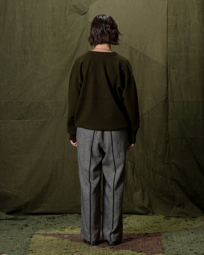 Olde Homesteader & Daughter Cashmere V Pullover - Moss 10 - Standard & Strange