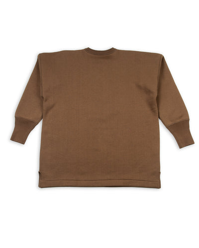 Olde Homesteader Cotton Fleece Henley Neck L/S - Rustic Wood - Standard & Strange