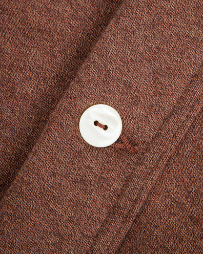 Olde Homesteader Extra Cotton Fleece Cardigan - Brown Heather - Standard & Strange