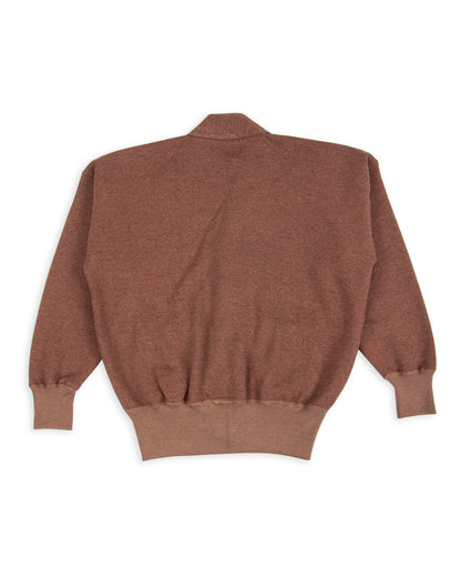 Olde Homesteader Extra Cotton Fleece Cardigan - Brown Heather - Standard & Strange