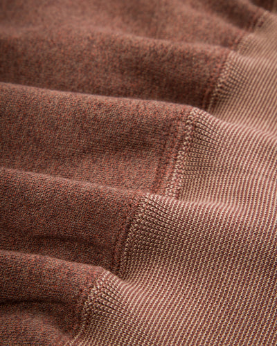 Olde Homesteader Extra Cotton Fleece Cardigan - Brown Heather - Standard & Strange