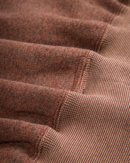 Olde Homesteader Extra Cotton Fleece Cardigan - Brown Heather - Standard & Strange