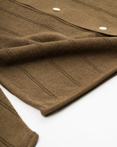 Olde H & Daughter Jyarijyari Silk Collared Shirt - Algae - Standard & Strange