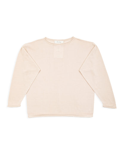 Olde Homesteader & Daughter Jyarijyari Silk Pullover - Stone - Standard & Strange