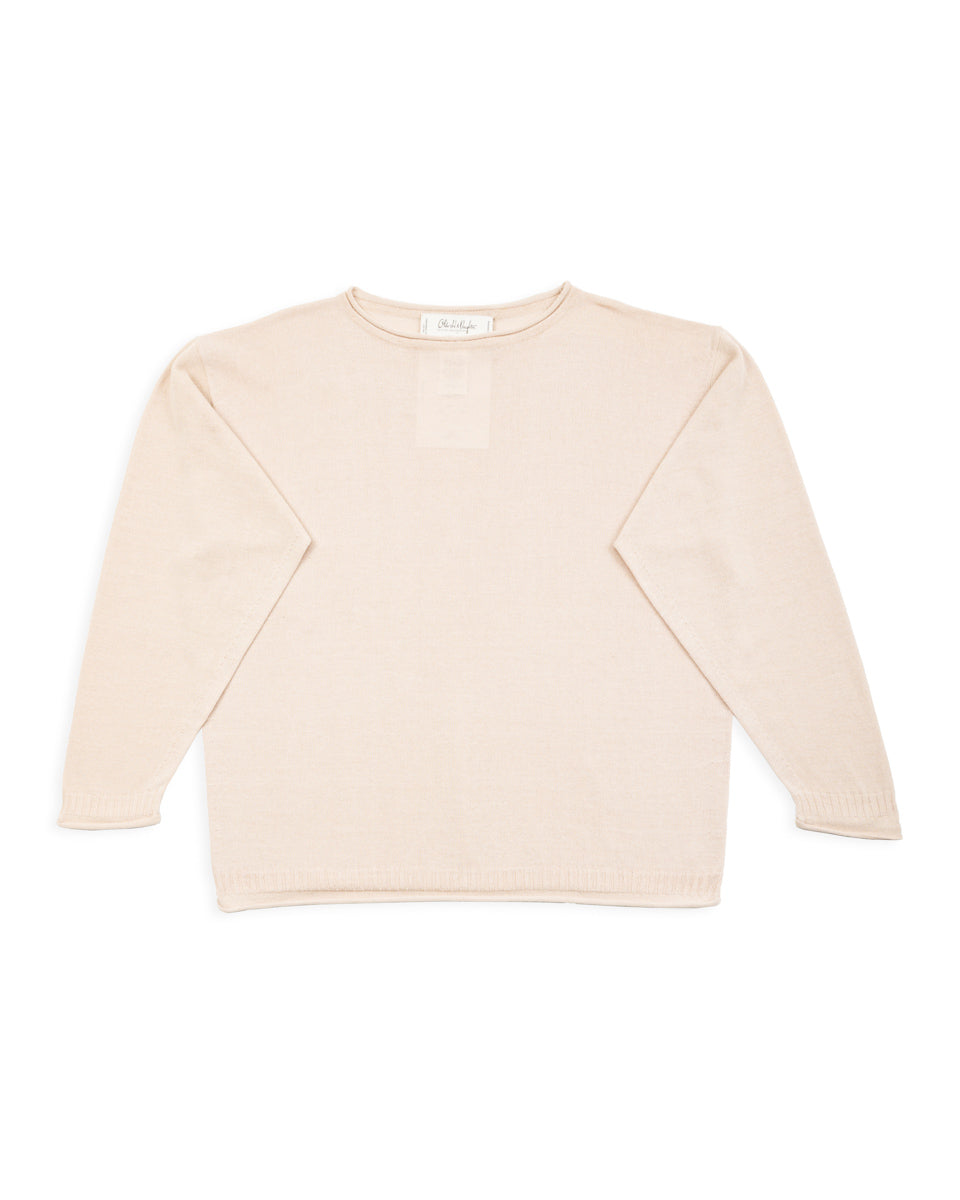 Olde Homesteader & Daughter Jyarijyari Silk Pullover - Stone - Standard & Strange