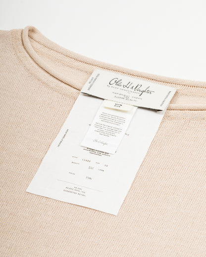 Olde Homesteader & Daughter Jyarijyari Silk Pullover - Stone - Standard & Strange