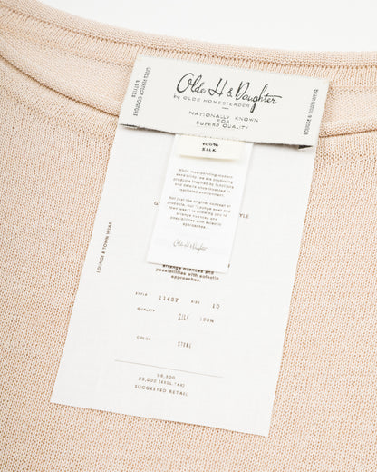 Olde Homesteader & Daughter Jyarijyari Silk Pullover - Stone - Standard & Strange