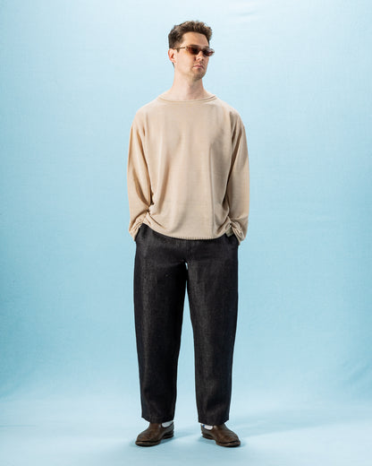 Olde Homesteader & Daughter Jyarijyari Silk Pullover - Stone - Standard & Strange