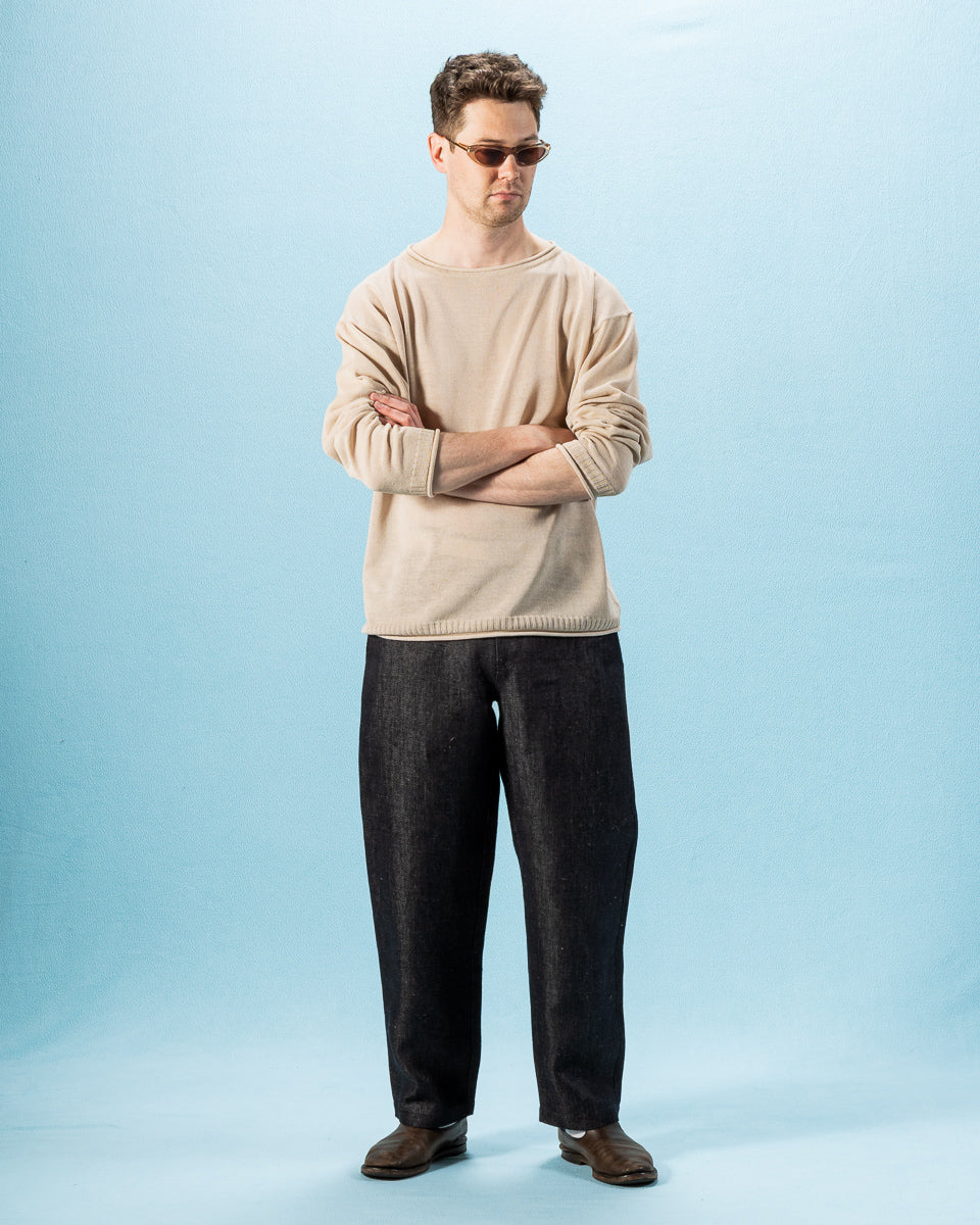 Olde Homesteader & Daughter Jyarijyari Silk Pullover - Stone - Standard & Strange